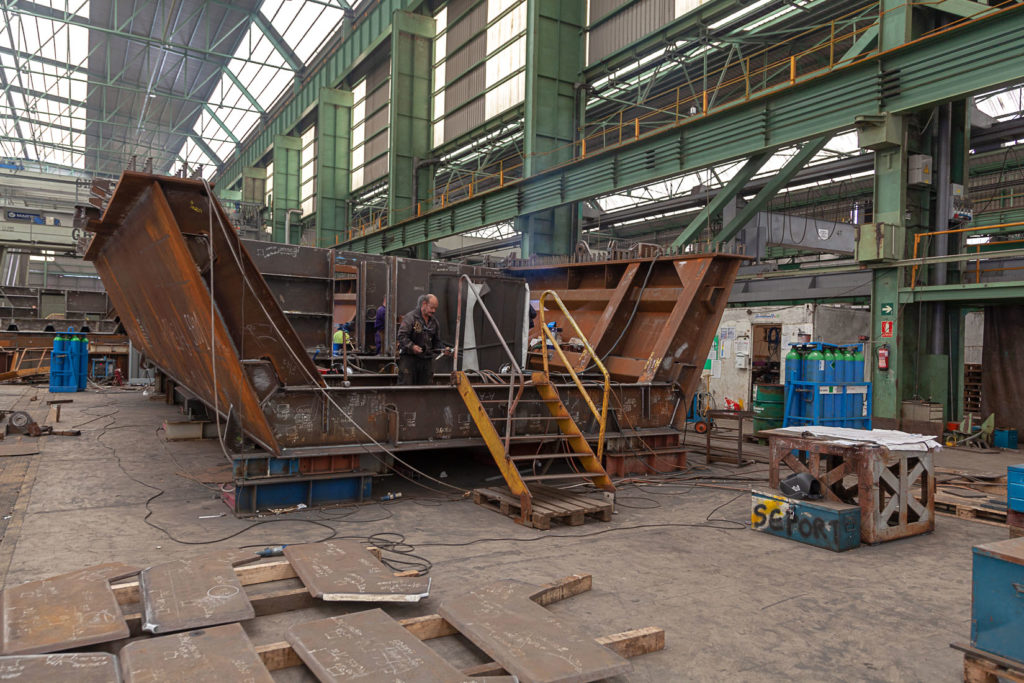 Factoría industrial de Construcciones Navales del Norte. La Naval. Sestao. Bizkaia 2019