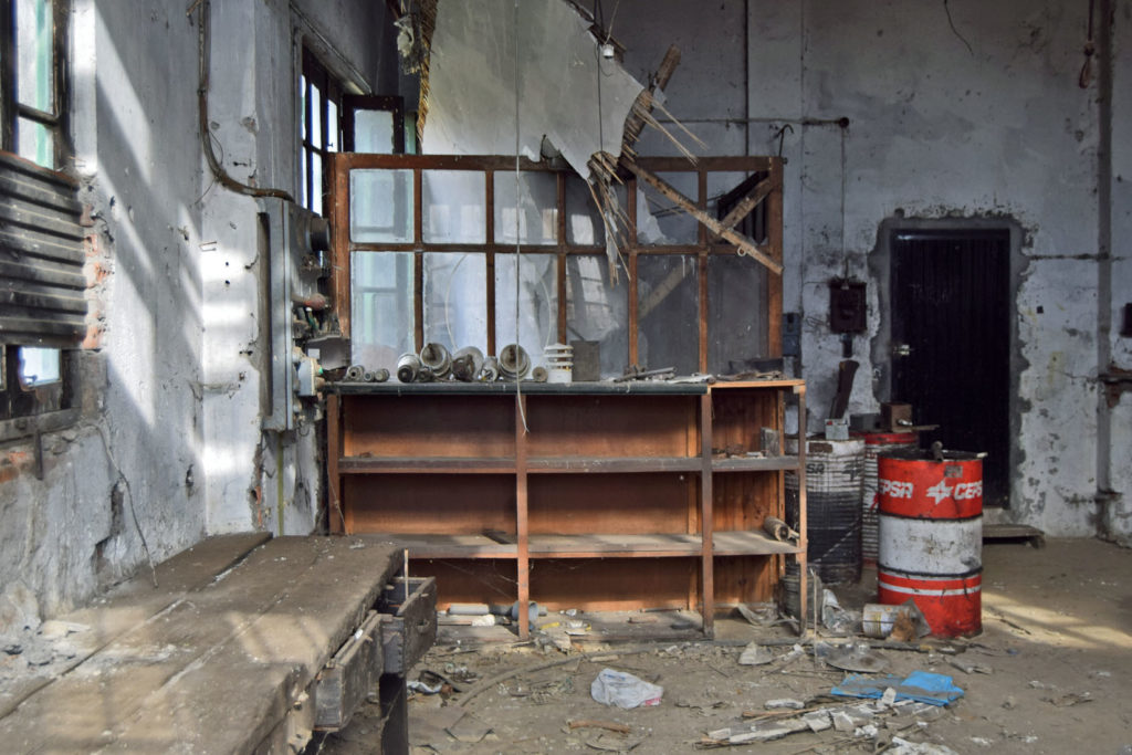 Instalaciones cerradas del Pozo Viejo de Fabero. León 2018