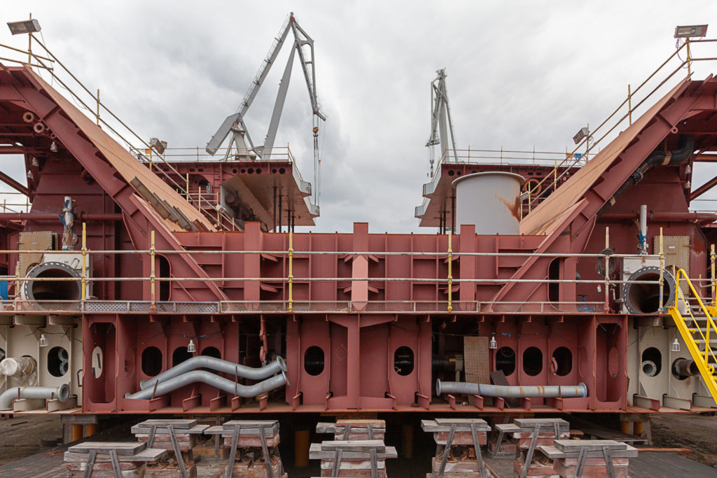 Factoría industrial de Construcciones Navales del Norte. La Naval. Sestao. Bizkaia 2019