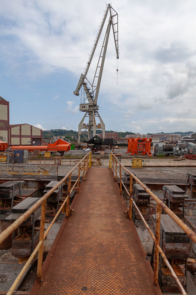 Factoría industrial de Construcciones Navales del Norte. La Naval. Sestao. Bizkaia 2019