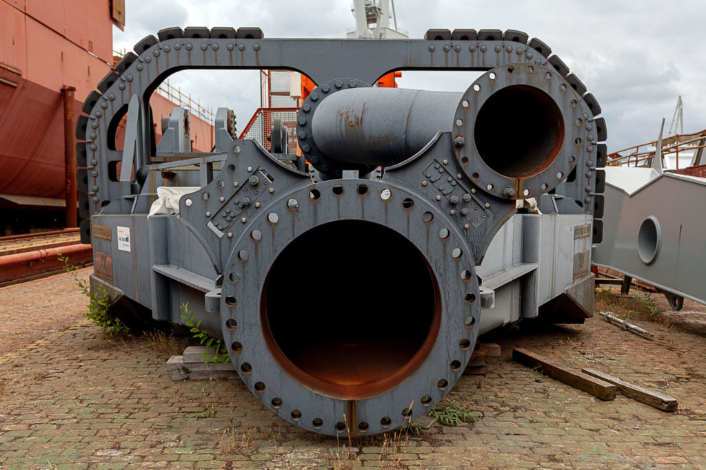 Factoría industrial de Construcciones Navales del Norte. La Naval. Sestao. Bizkaia 2019