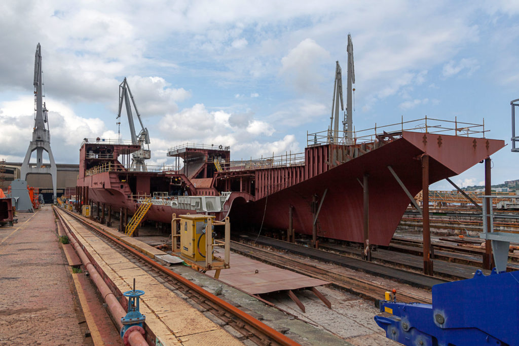 Factoría industrial de Construcciones Navales del Norte. La Naval. Sestao. Bizkaia 2019