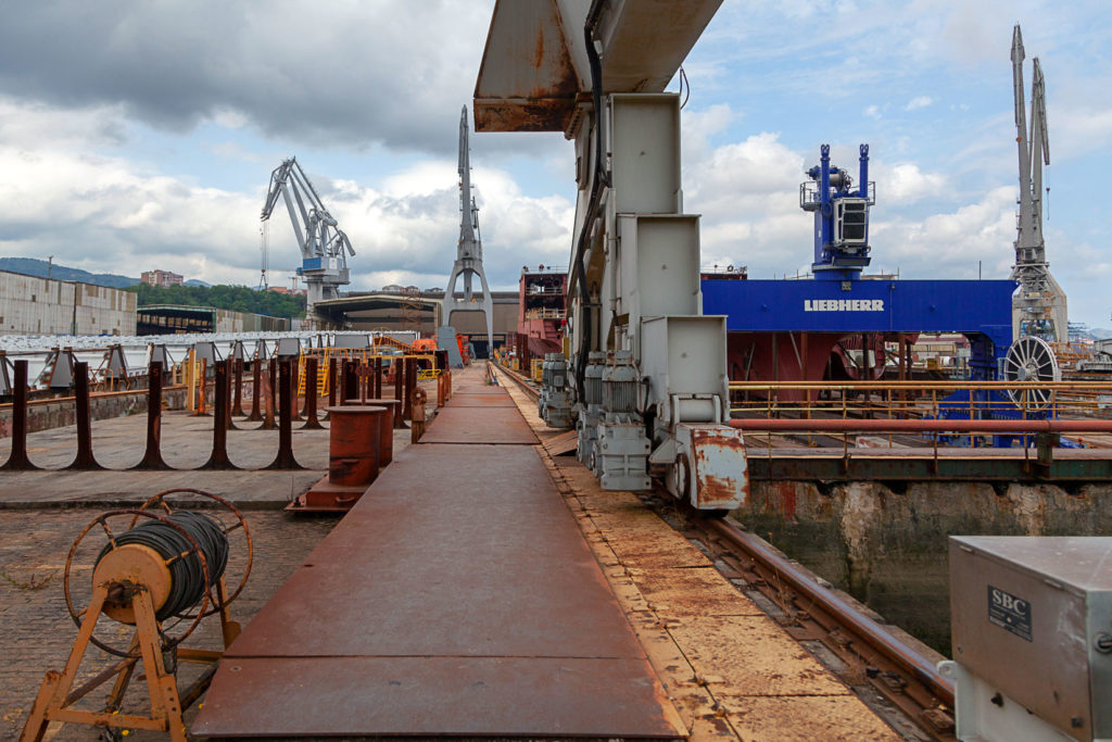 Factoría industrial de Construcciones Navales del Norte. La Naval. Sestao. Bizkaia 2019