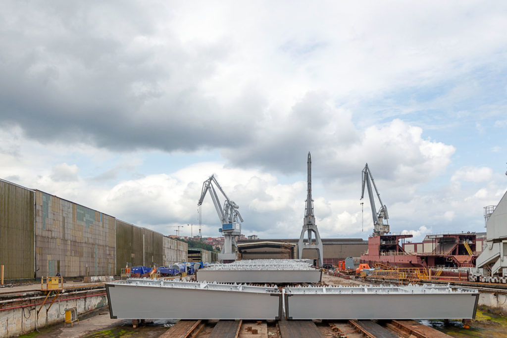 Factoría industrial de Construcciones Navales del Norte. La Naval. Sestao. Bizkaia 2019
