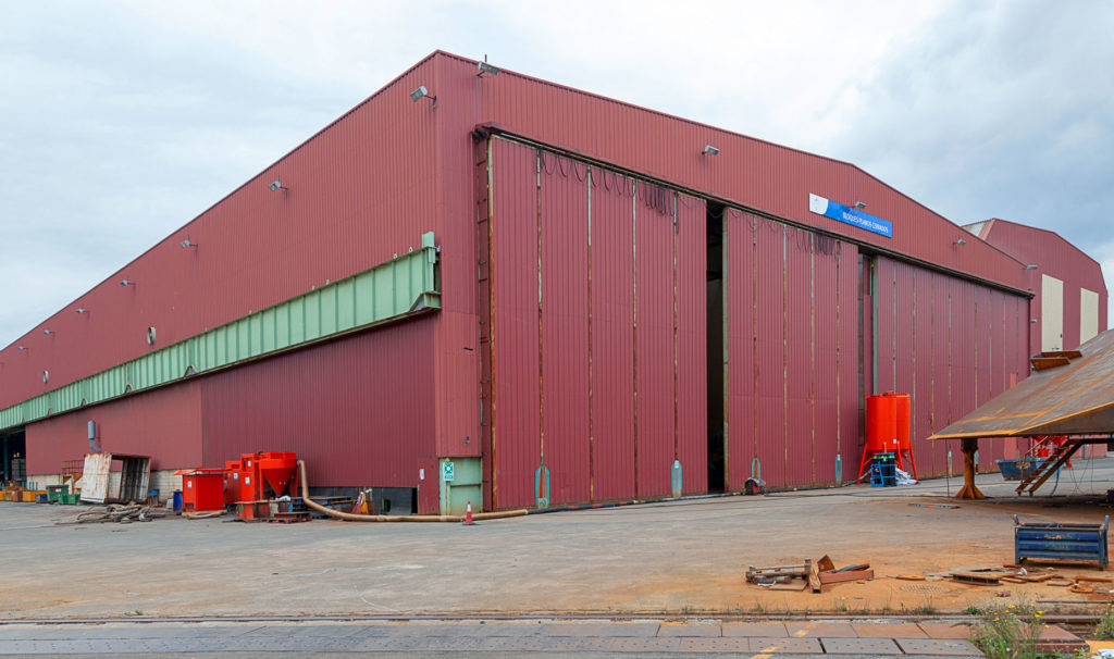 Factoría industrial de Construcciones Navales del Norte. La Naval. Sestao. Bizkaia 2019