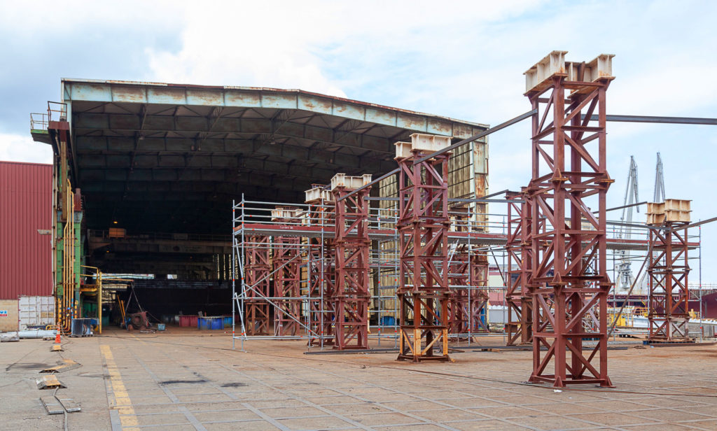 Factoría industrial de Construcciones Navales del Norte. La Naval. Sestao. Bizkaia 2019