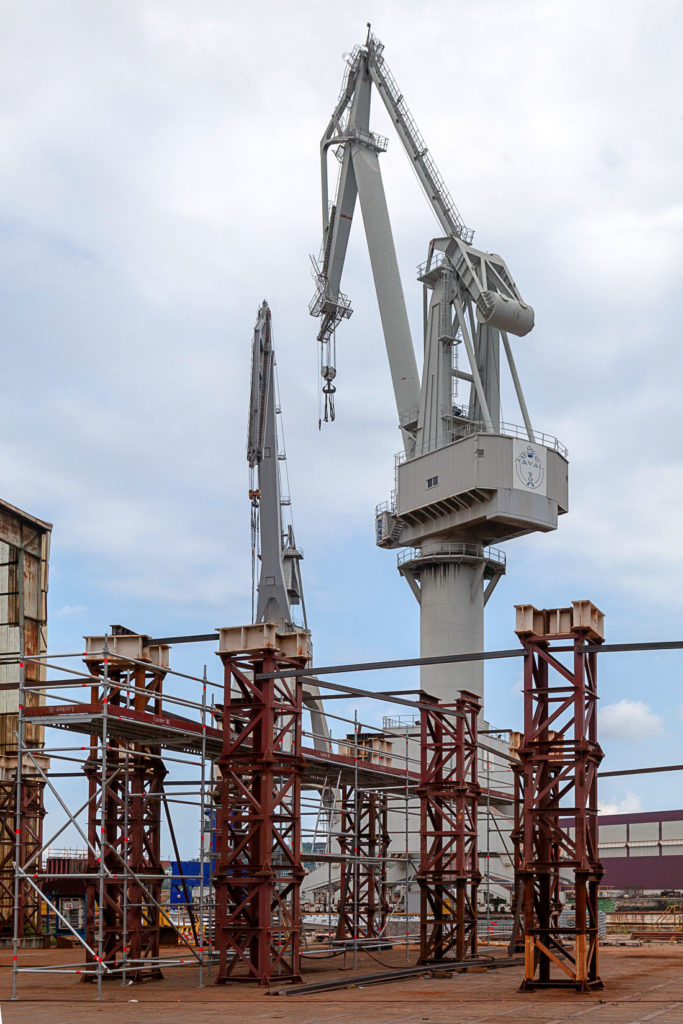 Factoría industrial de Construcciones Navales del Norte. La Naval. Sestao. Bizkaia 2019