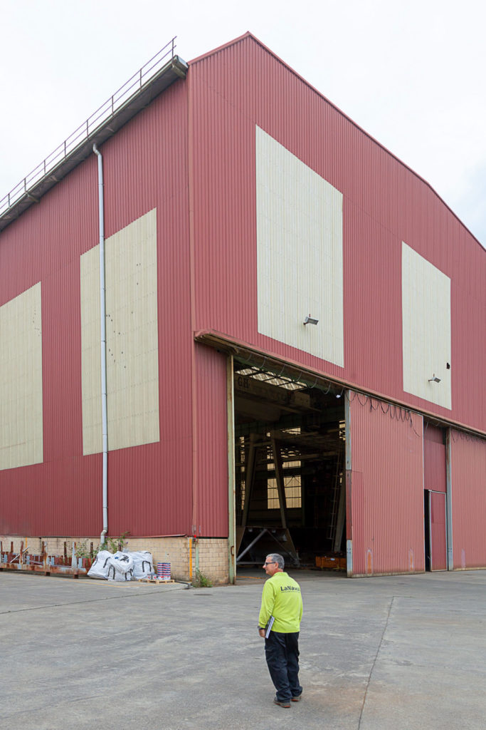 Factoría industrial de Construcciones Navales del Norte. La Naval. Sestao. Bizkaia 2019
