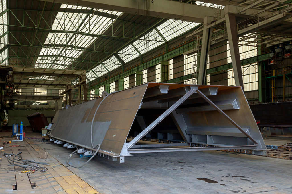 Factoría industrial de Construcciones Navales del Norte. La Naval. Sestao. Bizkaia 2019