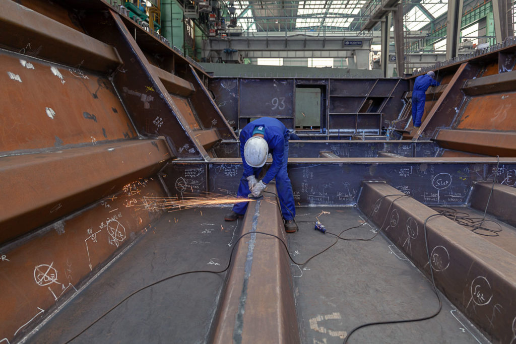 Factoría industrial de Construcciones Navales del Norte. La Naval. Sestao. Bizkaia 2019