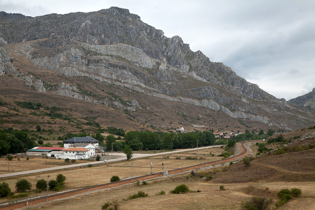 Localidad minera de Villamanin, León 2019