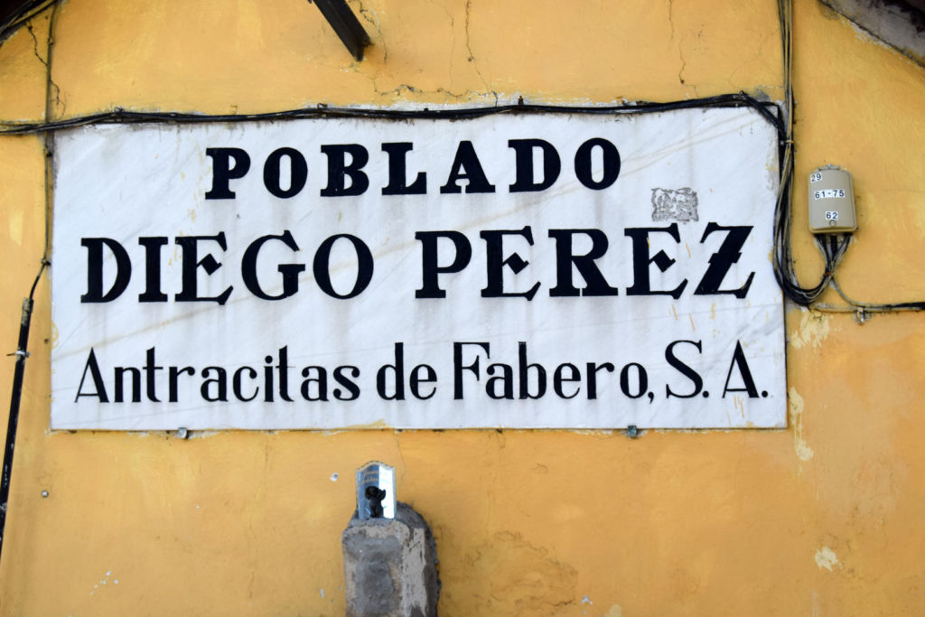 Poblado minero Diego Pérez, instalaciones cerradas del Pozo Viejo de Fabero. León 2018