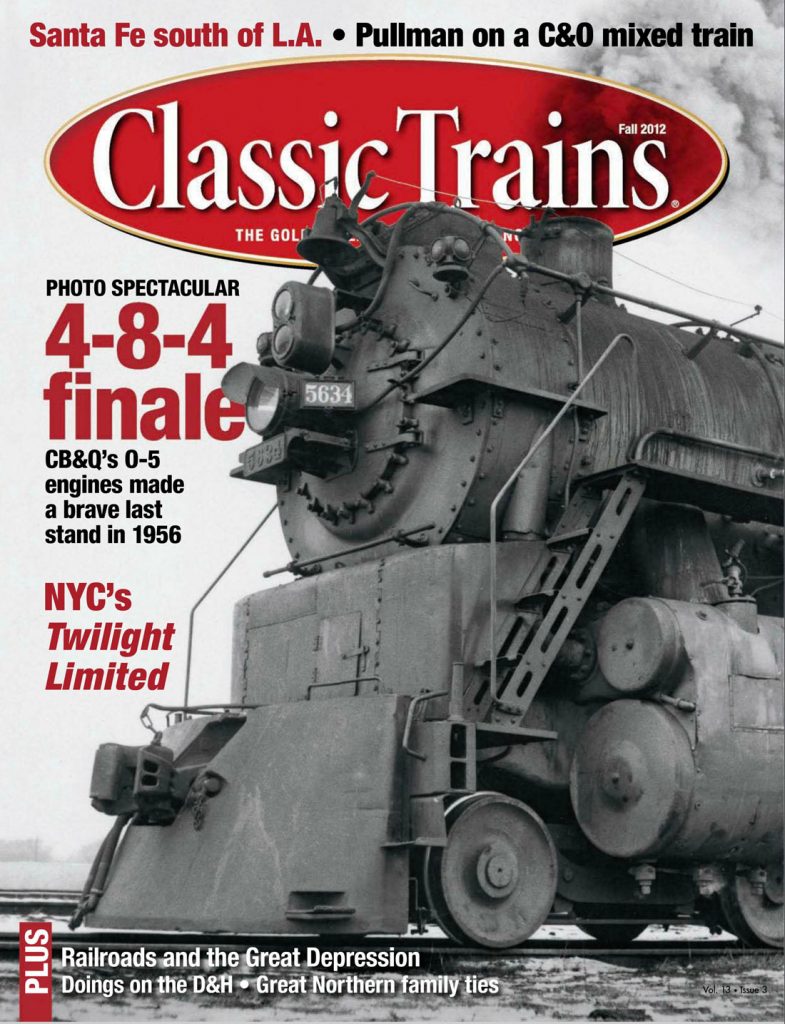 Revista Classic Trains. Otoño de 2012
