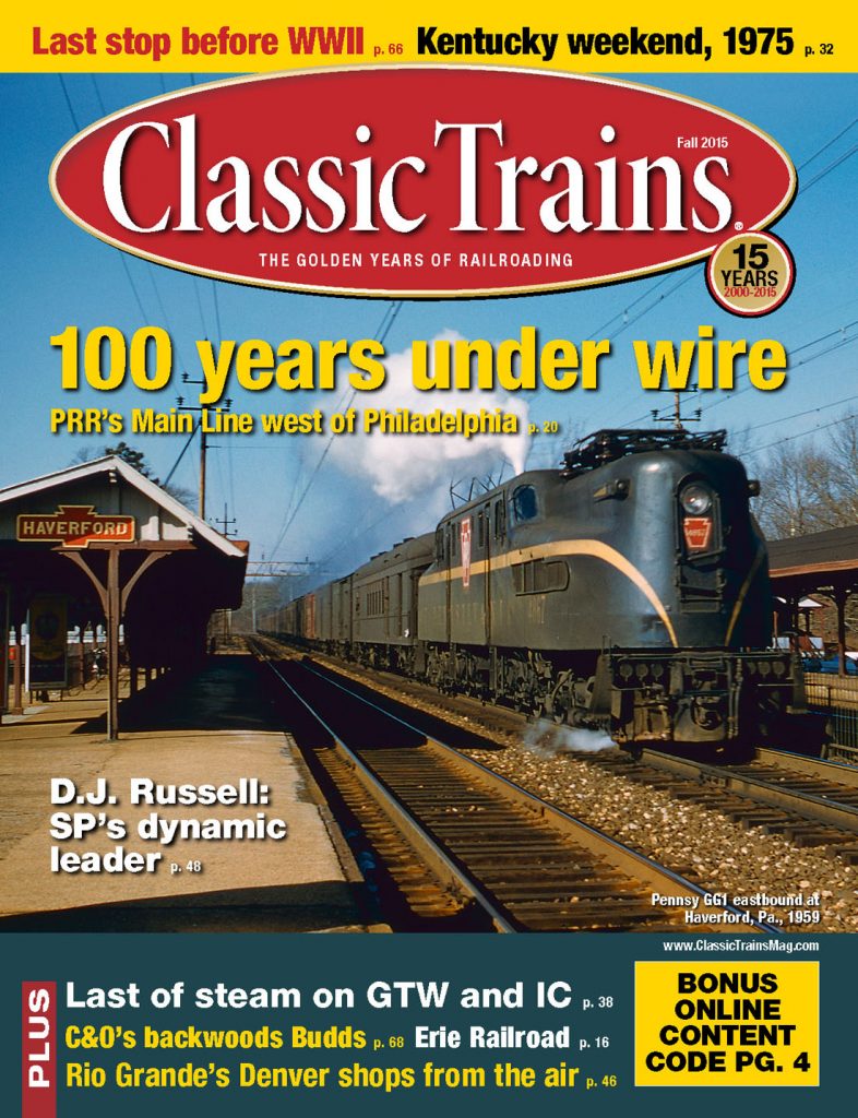 Revista Classic Trains. Otoño de 2015