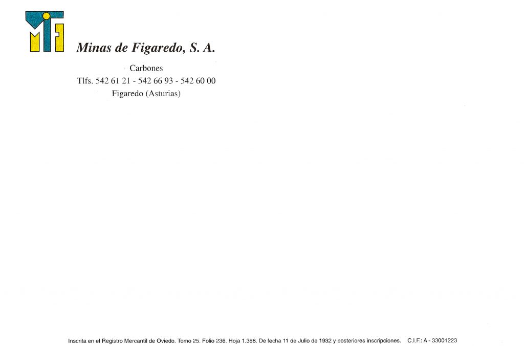 Membrete de Minas de Figaredo. Mieres, Asturias