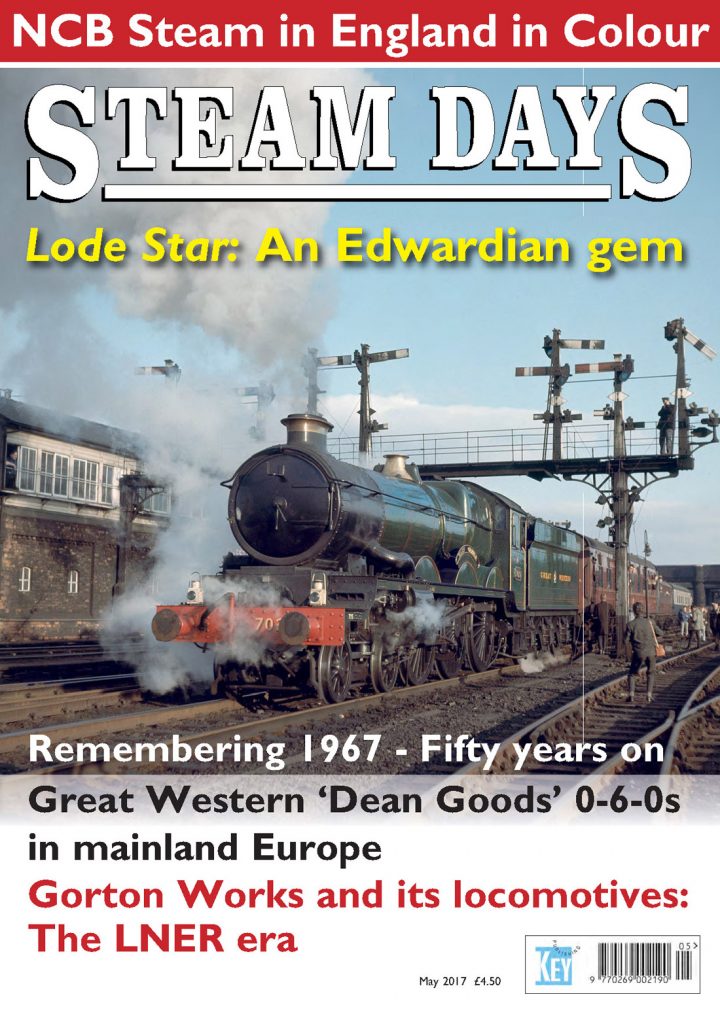 Portada de la revista Steam Days. Mayo de 2017