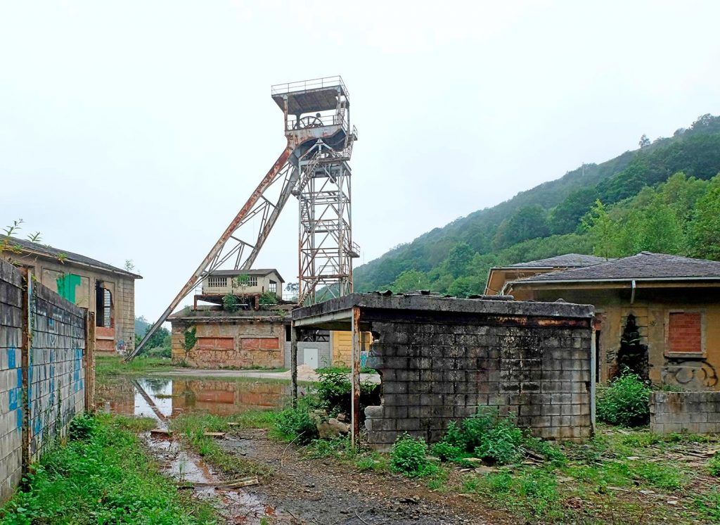 Vista general del Pozo Olloniego. Oviedo. Asturias. 2018