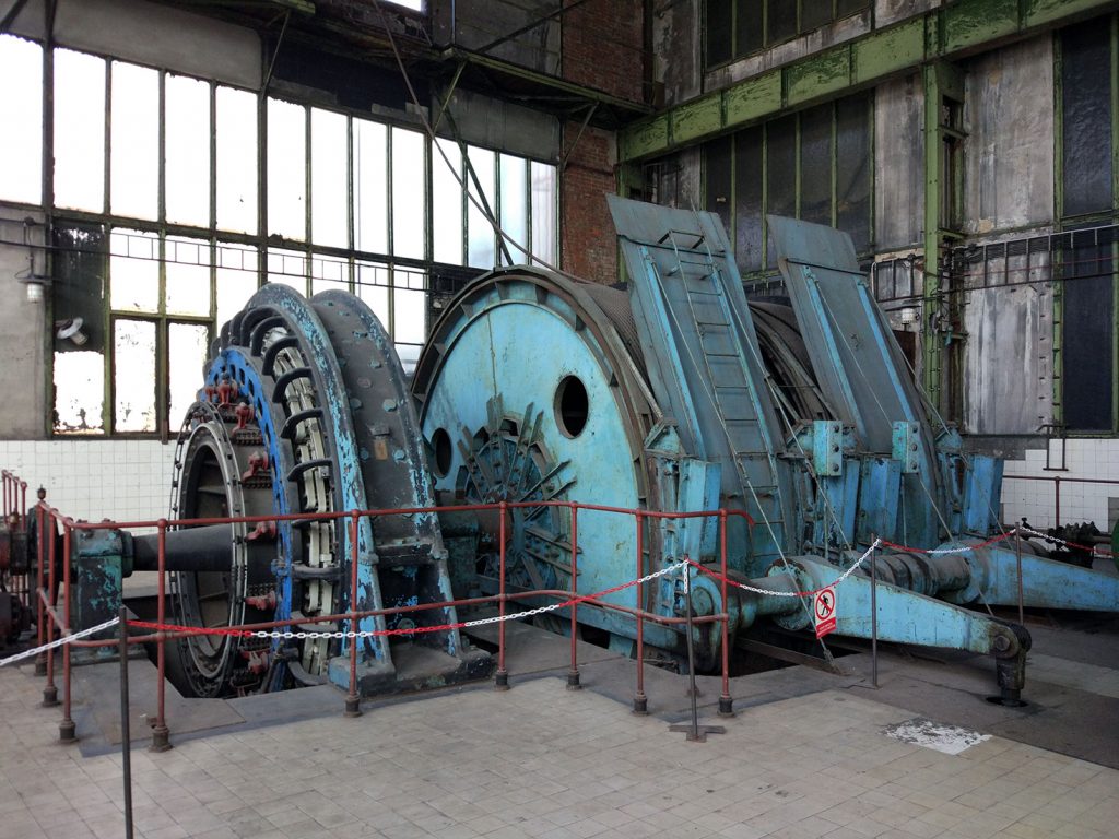 Sala de máquinas. Complejo industrial Dolní Vítkovice. Ostrava. República Checa. 2017