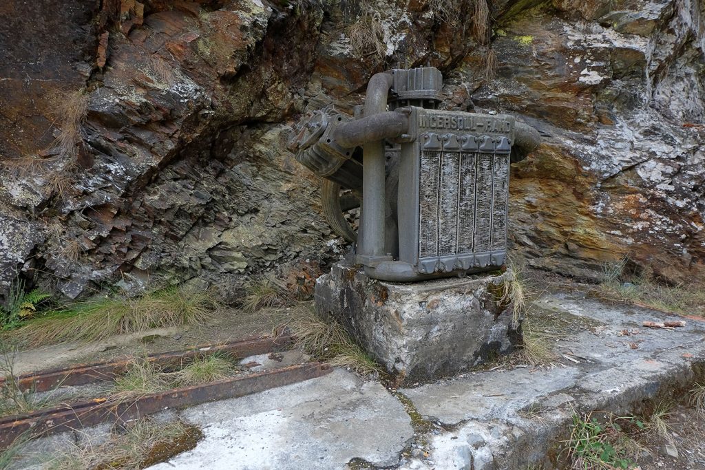 Compresor de Mina Carmina o As Talladas. Santa Eulalia de Oscos. Asturias. 2018