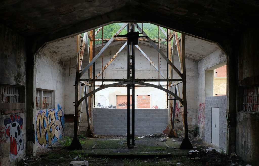 Embarque del Pozo San José. Olloniego. Oviedo. Asturias. 2018