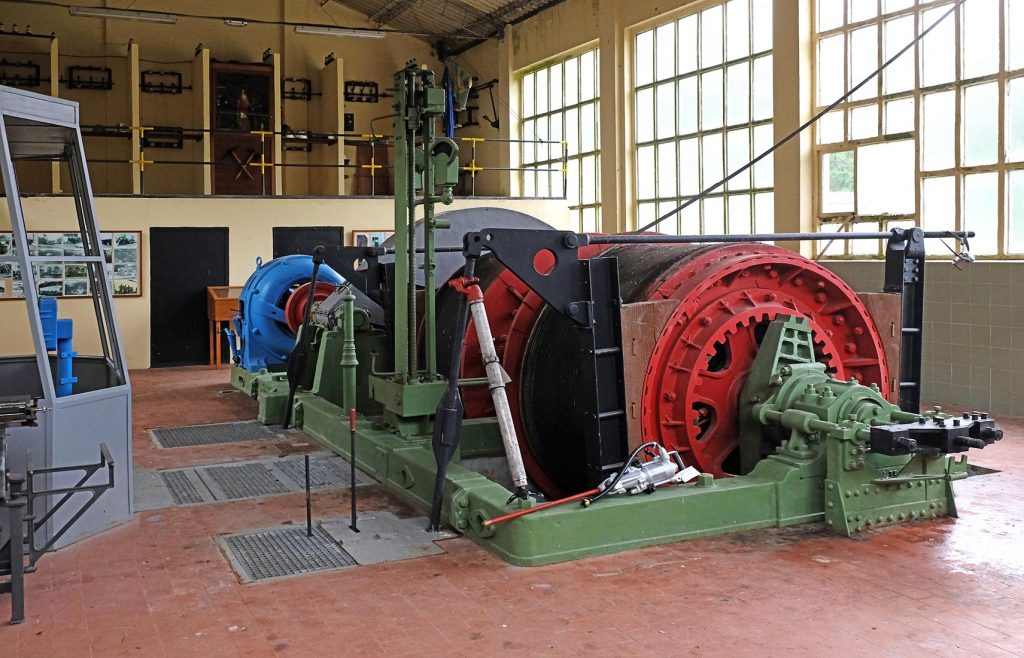 Sala de máquinas del Pozu San Jerónimo. Teverga. Asturias. 2018