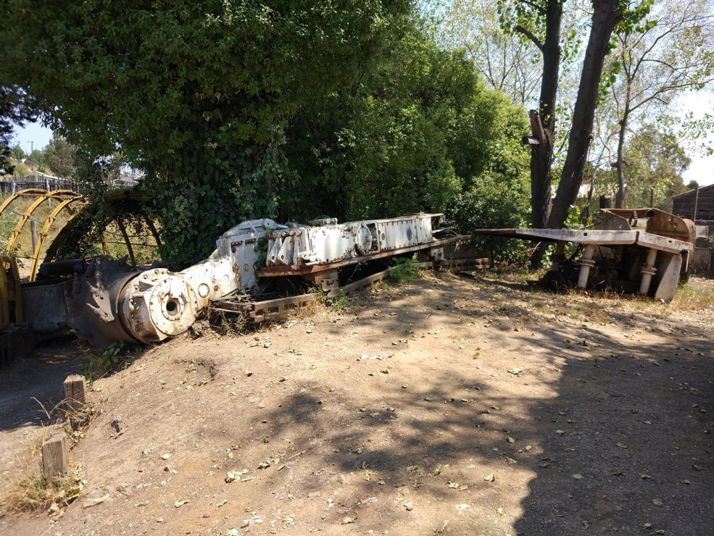 Maquinaria minera. Mina El Chiflón del Diablo. Lota. Chile. 2017