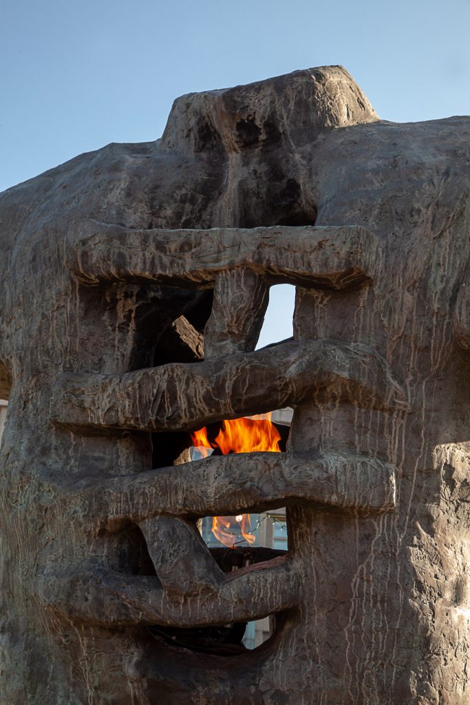 Monumento a los mineros de todo el mundo muertos en accidente de trabajo. Mieres. Asturias 2020
