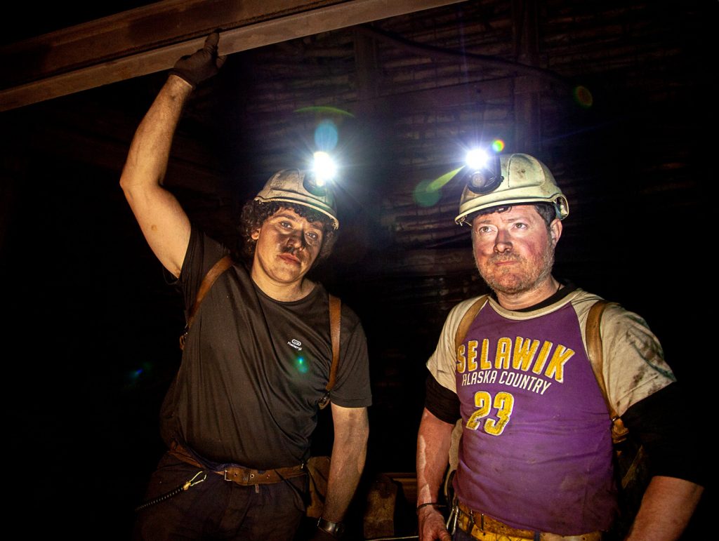Interior del Pozo Nicolasa. Mieres. Asturias 2020