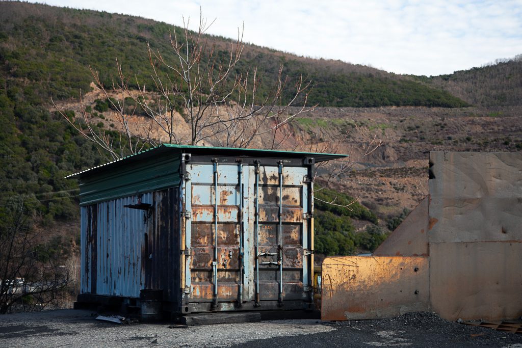 Instalaciones cerradas del lavadero de carbón de Alinos. UMINSA. Toreno. León 2020