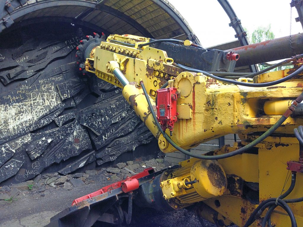 Detalle de minador en las instalaciones de Důl Ed. Urxe. Ostrava. República Checa. 2017