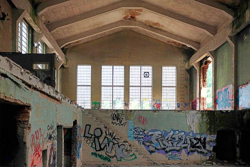 Sala de máquinas del Pozo San José. Olloniego. Oviedo. Asturias. 2018
