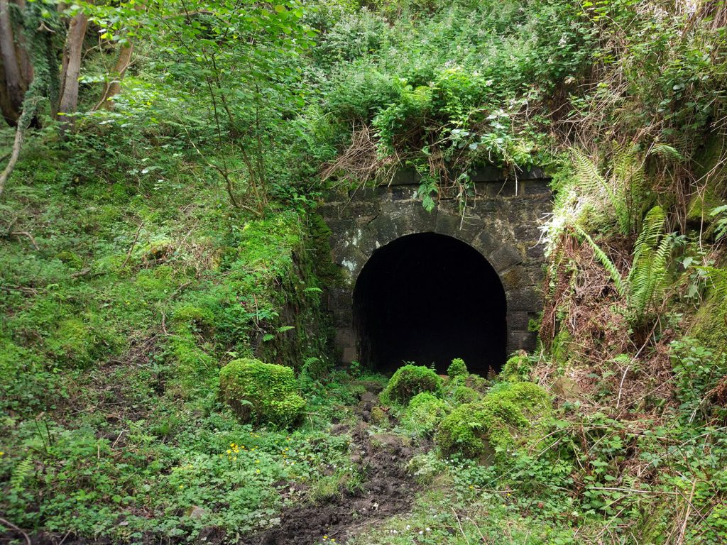 Túnel de La Boqueriza de Hulleras de Riosa. Valle de Lloreo. Mieres. Asturias. 2017