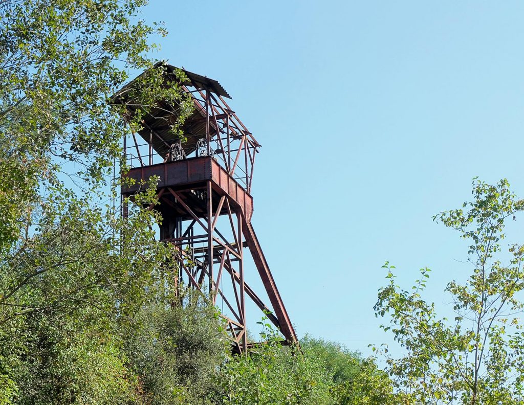 Castillete del Pozo El Tarronal. Valle de San Tirso. Mieres. Asturias. 2018