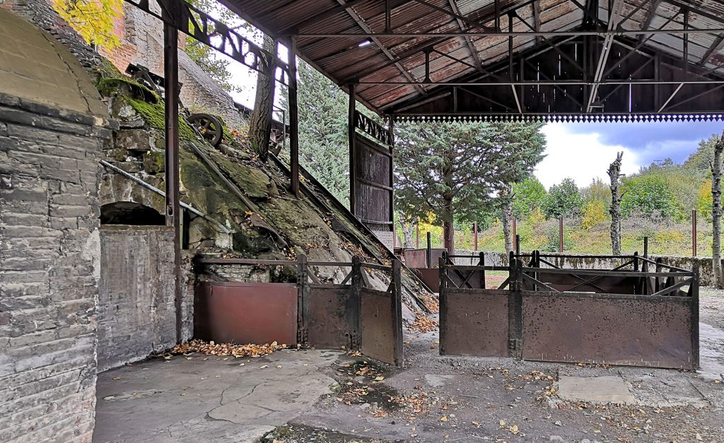 Plano inclinado de la Mina Sucesiva. Sabero. Castilla y León. 2019