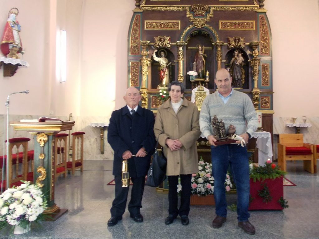 Entrega de reconocimientos a los mineros antiguos el Día de Santa Bárbara en Santa Bárbara. Sotrondio. San Martín del Rey Aurelio. Asturias. 2018