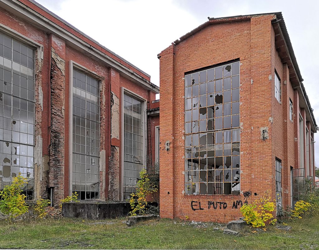 Edificios auxiliares del Pozo Herrera II. Sotillos de Sabero. Castilla y León. 2019