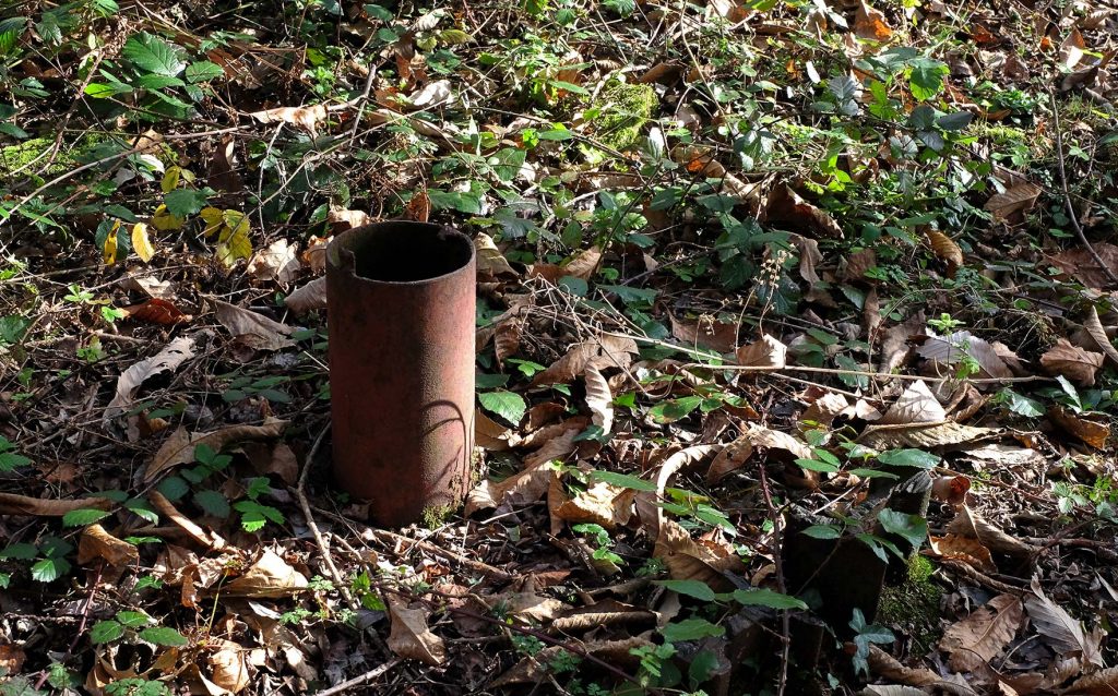 Respiradero de la caña del Pozu La Balanza. Valle de Turón. Mieres. Asturias. 2018