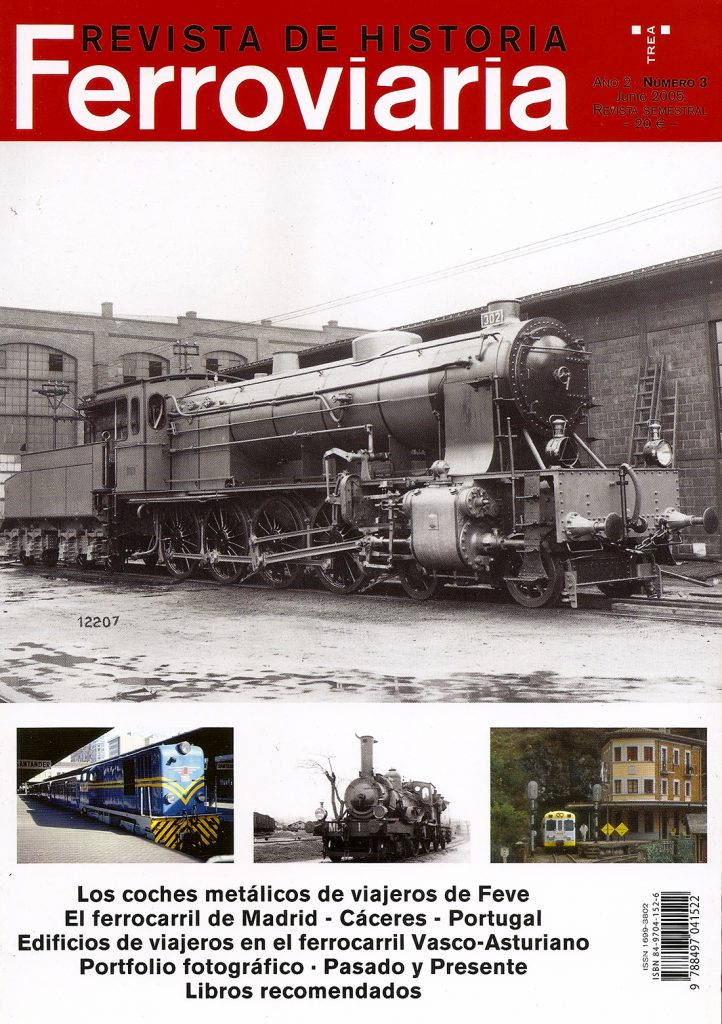 Revista de Historia Ferroviaria. Nº 3. Junio de 2005
