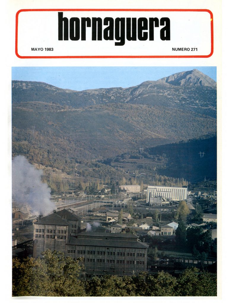 Revista Hornaguera, Nº 271, Mayo de 1983, de Hullera Vasco-Leonesa. 28 Paginas