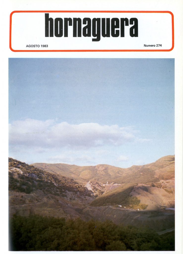 Revista Hornaguera, Nº 274, Agosto de 1983, de Hullera Vasco-Leonesa. 28 Paginas