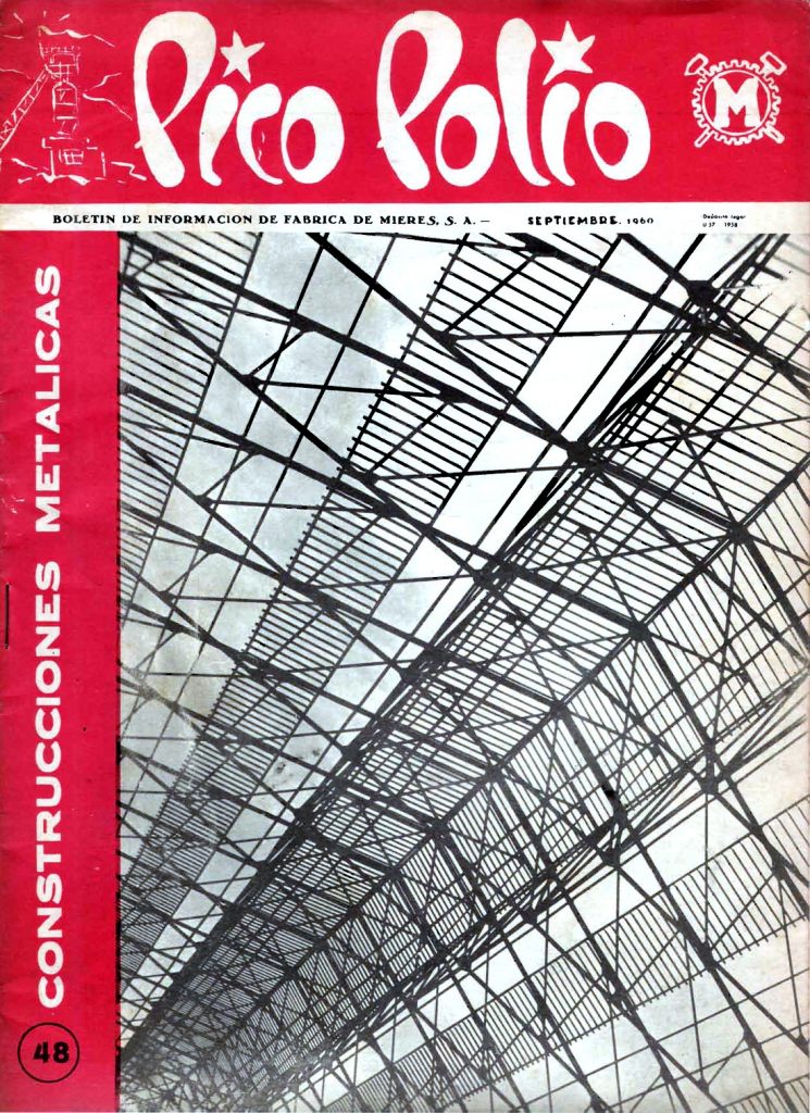 Revista Pico Polio, boletín de información de Fábrica de Mieres, Nº48. Septiembre 1960