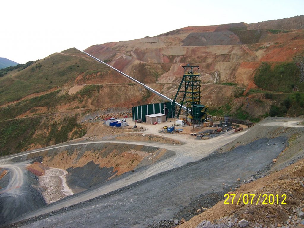 Pozo Roberto. Mina de oro. Boinas. Belmonte de Miranda. Asturias 2012