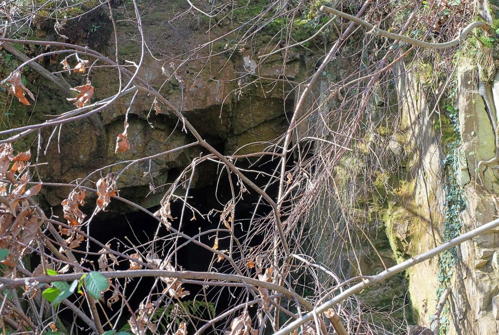 Bocamina del quinto piso de las Minas de Urbiés. Valle de Turón. Mieres. Asturias. 2020