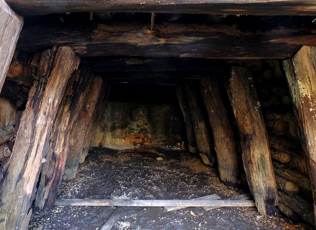Bocamina del segundo piso de las Minas de Urbiés. Valle de Turón. Mieres. Asturias. 2020