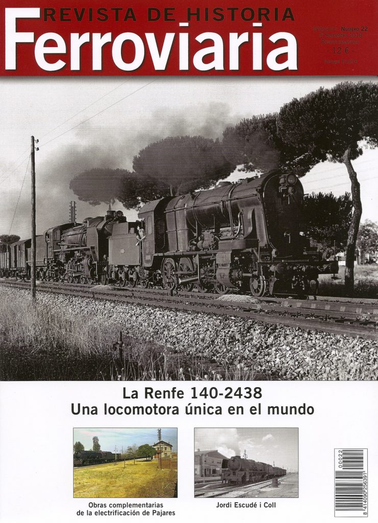 Revista de Historia Ferroviaria. Nº 22. 2º Semestre 2018