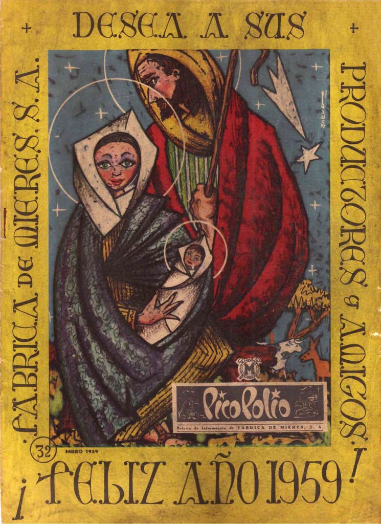 Revista Pico Polio, boletín de información de Fábrica de Mieres, Nº32. Enero 1959