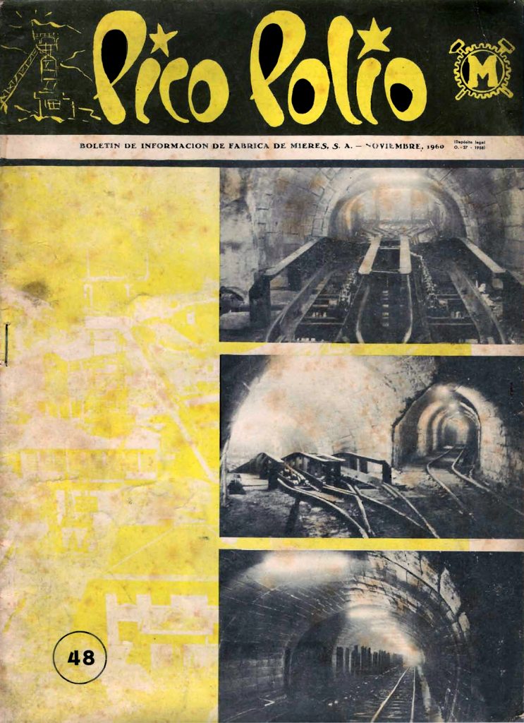 Revista Pico Polio, boletín de información de Fábrica de Mieres, Nº48bis. Noviembre 1960