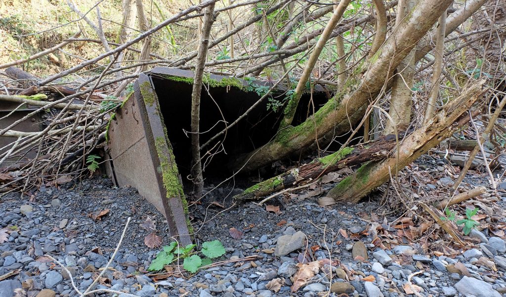 Vagoneta en el tercer piso de las Minas de Urbiés. Valle de Turón. Mieres. Asturias. 2020
