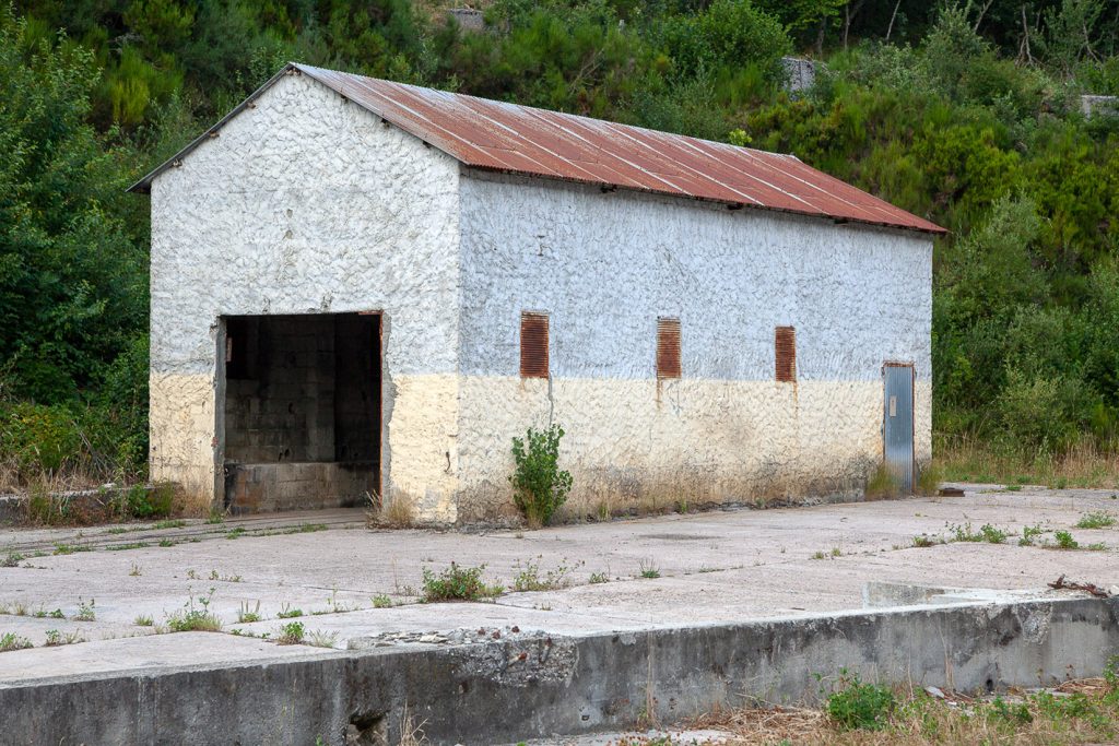 Instalaciones exteriores del Pozo Lumajo. Villaseca de Laciana. Villablino. Leon 2020