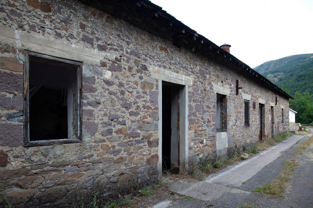 Instalaciones exteriores del Pozo Lumajo. Villaseca de Laciana. Villablino. Leon 2020